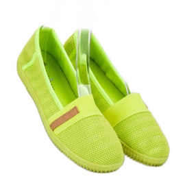 SHELOVET Slipons Néon jaune 2