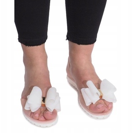 Sandales Meliski Flower City beiges 1