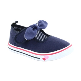American Club Baskets à nœud TEN42 bleu marin 1