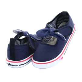 American Club Baskets à nœud TEN42 bleu marin 4