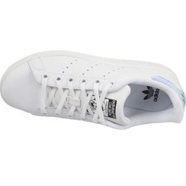 Chaussures Adidas Stan Smith Jr AQ6272 blanc 2