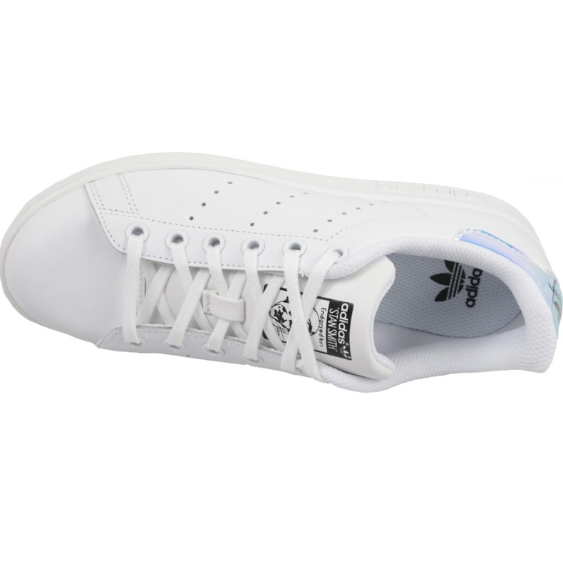 Chaussures Adidas Stan Smith Jr AQ6272 blanc 2