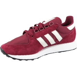 Chaussures Adidas Forest Grove M CG5674 rouge 1
