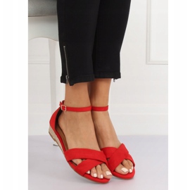 Sandales espadrilles rouge 9R121 Rouge 2 Sandales espadrilles rouge 9R121 Rouge 2