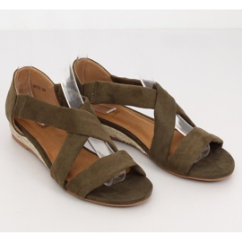 Sandales espadrilles vertes 9R72 Vert 3