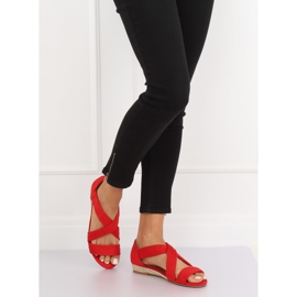 Sandales espadrilles rouge 9R72 Rouge 2 Sandales espadrilles rouge 9R72 Rouge 2