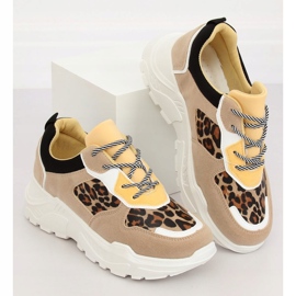LV88P Chaussures de sport beige léopard 1