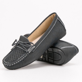 SHELOVET Mocassins décontractés gris 1