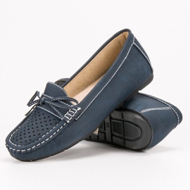 SHELOVET Mocassins décontractés bleu 1