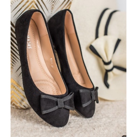Fama Ballerine Avec Noeud le noir 2