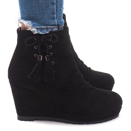 Bottes Chaudes Sur Compensée 778-KA Noir le noir 1