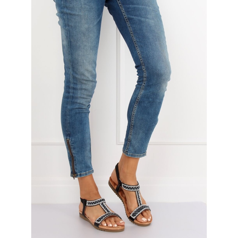 Sandales pour femmes noires HT-67 Noir le noir 1