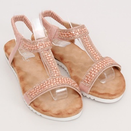 Sandales pour femmes roses HT-67 Rose 1