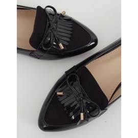 Mocassins femme noirs JL29 Noir le noir 1