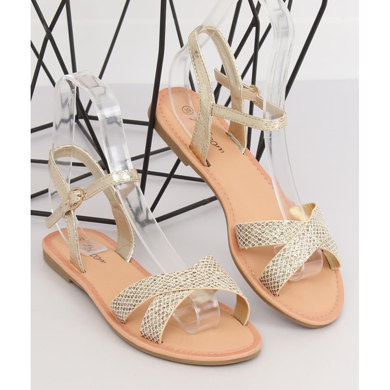 Sandales pour femmes et or WL282 Gold d'or 1