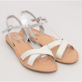 Sandales femme et argent WL282 Argent gris 1