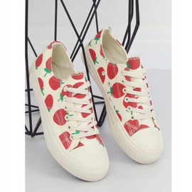 Baskets beige fraise XL-21 Beige 1