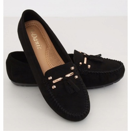 Mocassins noirs femme L7183 Noir le noir 1