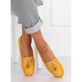 Mocassins jaunes pour femmes L7183 Jaune 3