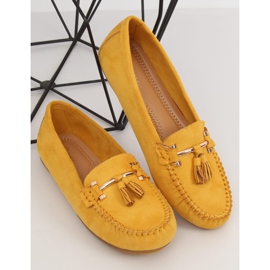 Mocassins jaunes pour femmes L7183 Jaune 2