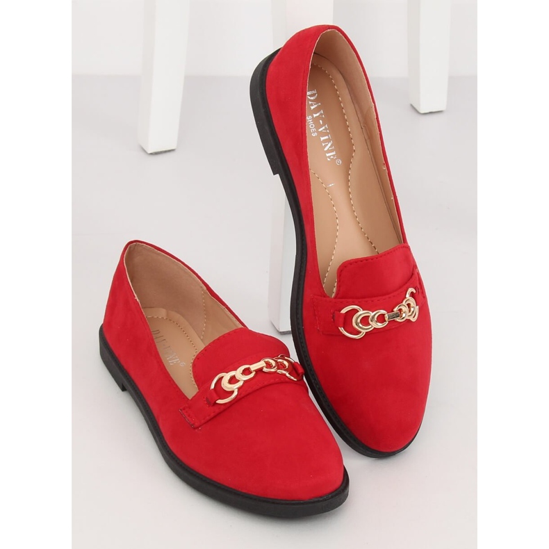 Mocassins femme rouge 1631-123 Rouge 2 Mocassins femme rouge 1631-123 Rouge 2