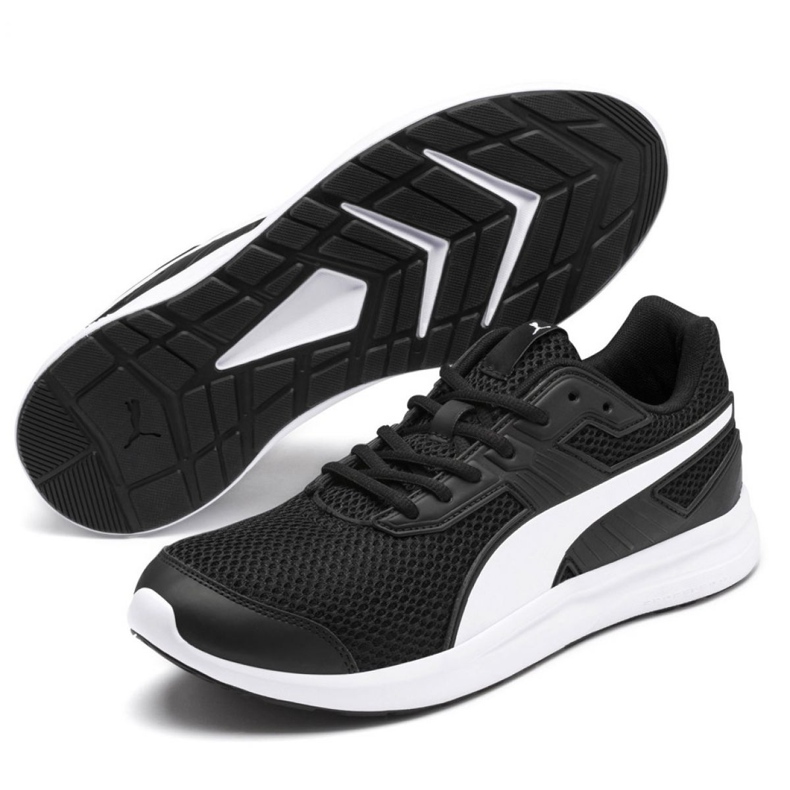 Chaussures Puma Escaper Core M 369985 01 noir et blanc le noir 2
