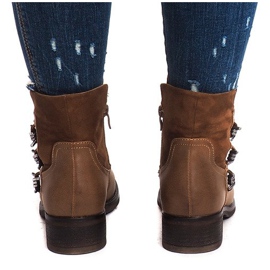 Bottes chaudes 4417 Camel brun 2