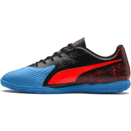 Chaussures de football Puma One 19.4 It M 105496 01 noir - bleu multicolore 2