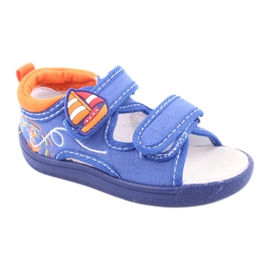 Sandales pour enfants American Club bleu TEN36 orange 1