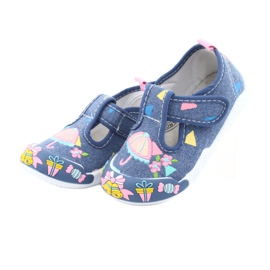 Baskets American Club insert cuir TEN30 bleu rose 3 Baskets American Club insert cuir TEN30 bleu rose 3