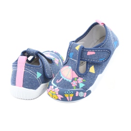 Baskets American Club insert cuir TEN30 bleu rose 4 Baskets American Club insert cuir TEN30 bleu rose 4