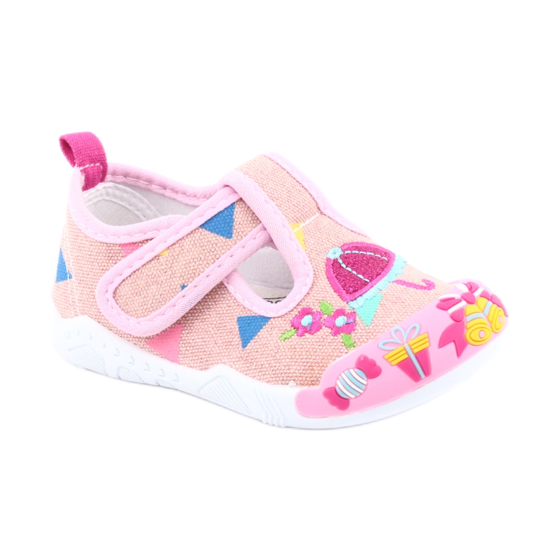 Baskets American Club insert cuir TEN30 rose brun bleu 1