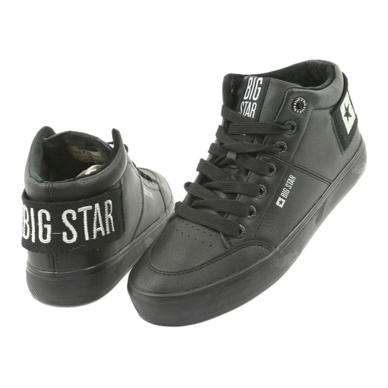 Baskets montantes Big Star 274351 noires 4