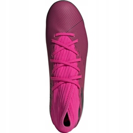 Chaussures de football adidas Nemeziz 19.3 Tf M F34426 rose le noir 2
