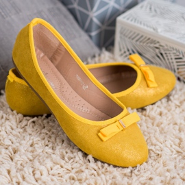 GUAPISSIMA Ballerines À Paillettes jaune 3