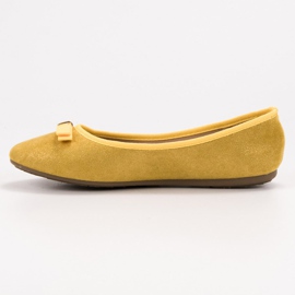 GUAPISSIMA Ballerines À Paillettes jaune 5