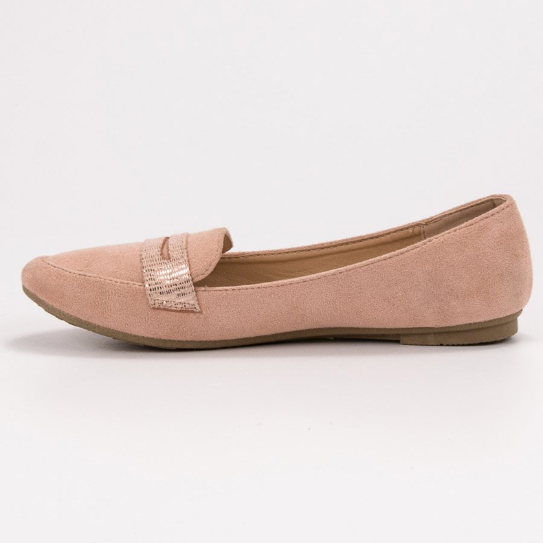 Comer Ballerines poudre rose 1