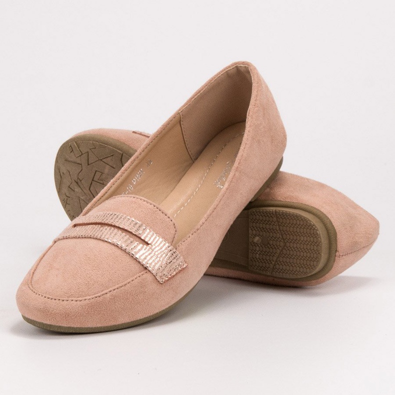 Comer Ballerines poudre rose 2