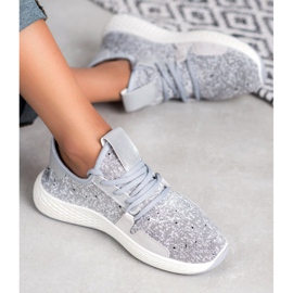 SHELOVET Chaussures de sport à enfiler gris 1