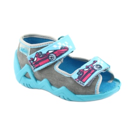 Chaussures enfant Befado 250P085 rouge bleu gris 1