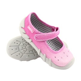 Chaussures pour enfants Befado 109P171 rose gris 3
