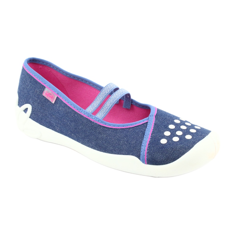 Chaussures pour enfants Befado 116Y253 bleu marine bleu rose 1