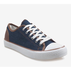 Baskets homme bleu marine DD50-40 1 Baskets homme bleu marine DD50-40 1