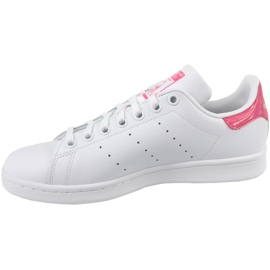 Chaussures adidas Stan Smith Jr DB1207 blanche 1