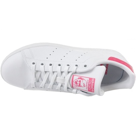 Chaussures adidas Stan Smith Jr DB1207 blanche 2