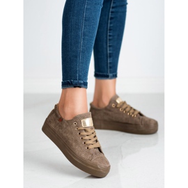 Tony Baskets en velours sur la plateforme vert 8