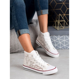 Renda Baskets en dentelle blanc 2