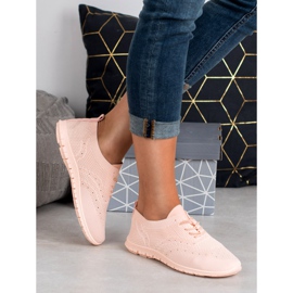 SHELOVET Chaussures de sport textiles rose 2