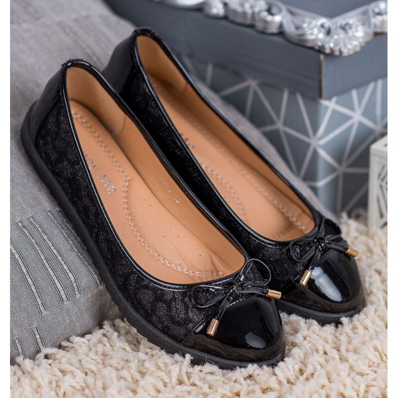 Super Me Ballerines noires le noir 1