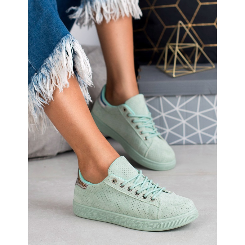 SHELOVET Chaussures menthe pour femmes vert 2